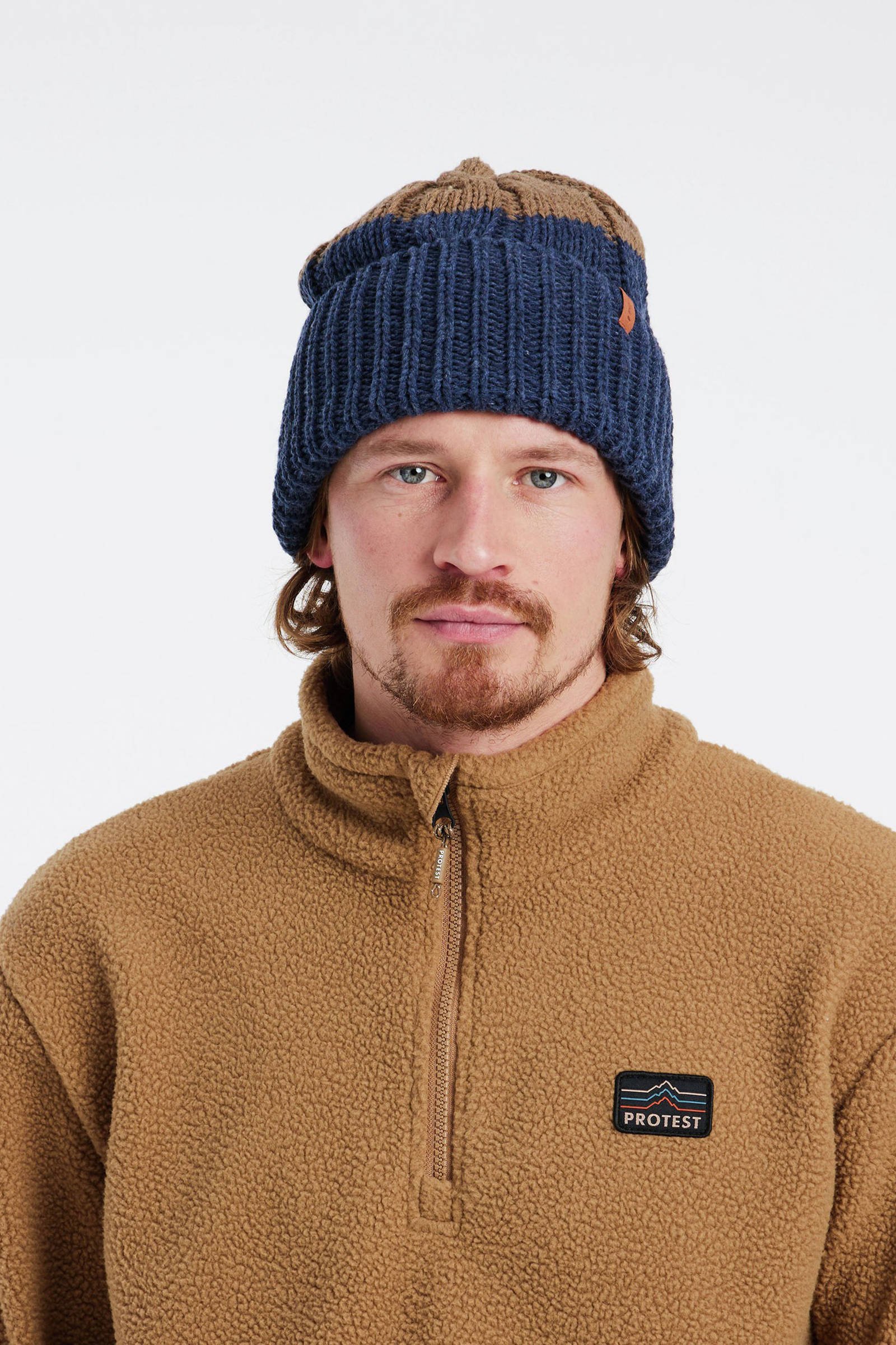 Protest fleece skipully PRTPORIS camel