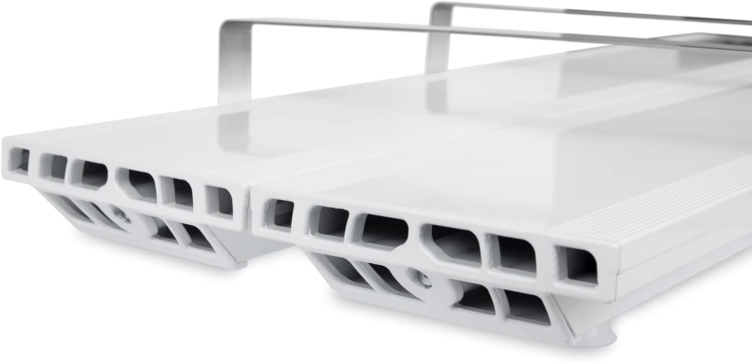 Finesa-D Badheizkörper elektrisch mit Thermostat 1200×408 mm | 900 W – Flacher Paneel Design Handtuchheizkörper – Weiß – energiesparend – 5 Jahre Garantie