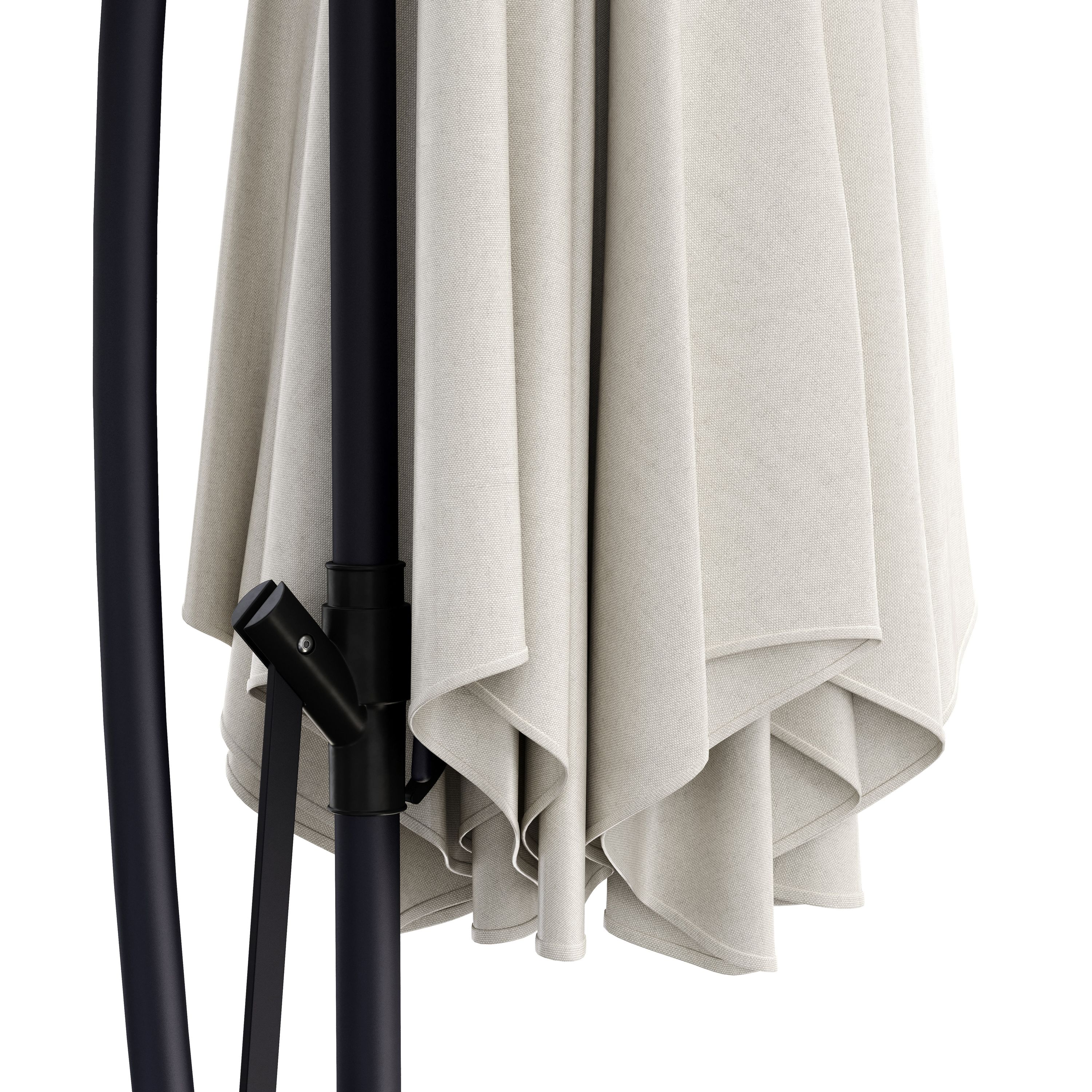 Sonnenschirm Ampelschirm SUN 270 cm weiss