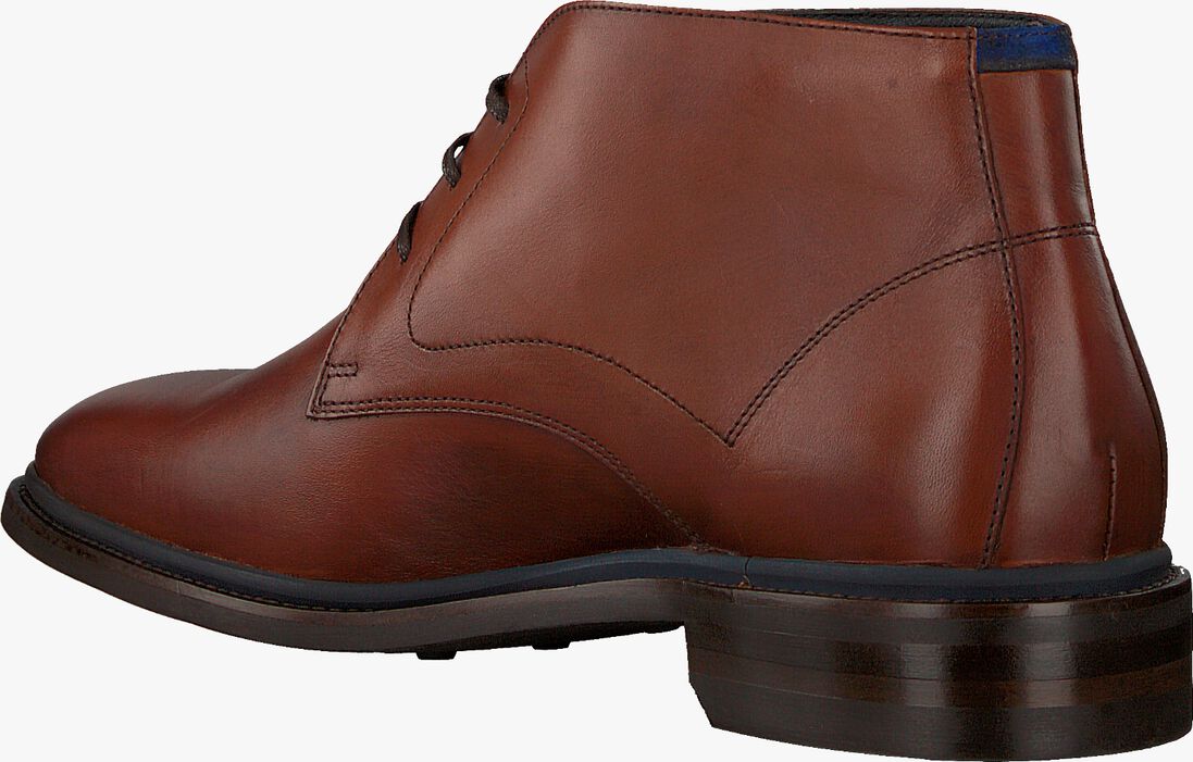 FLORIS VAN BOMMEL cognac floris van bommel nette schoenen sfm-50032