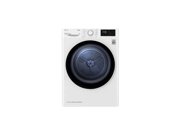 LG RH80V3AV6N - Tørremaskine - Wi-Fi - bredde: 60 cm - dybde: 69 cm - højde: 85 cm - frontbetjening - hvid