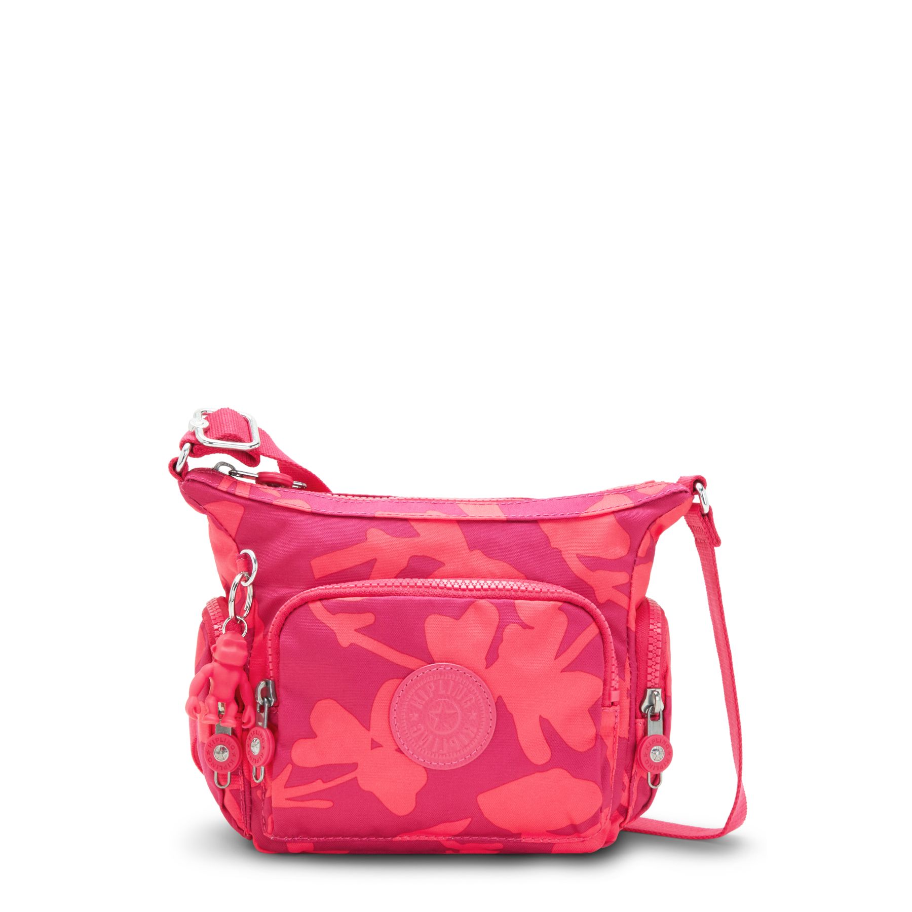 GABBIE MINI Petit sac à bandoulière avec sangle réglable - Coral Print