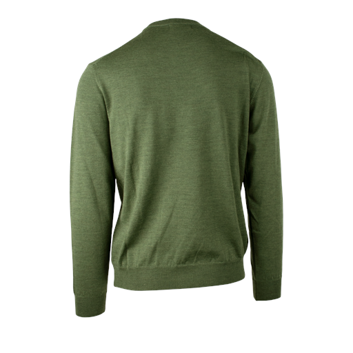 Nordstrand Crew Plain Striktrøje, Army, L