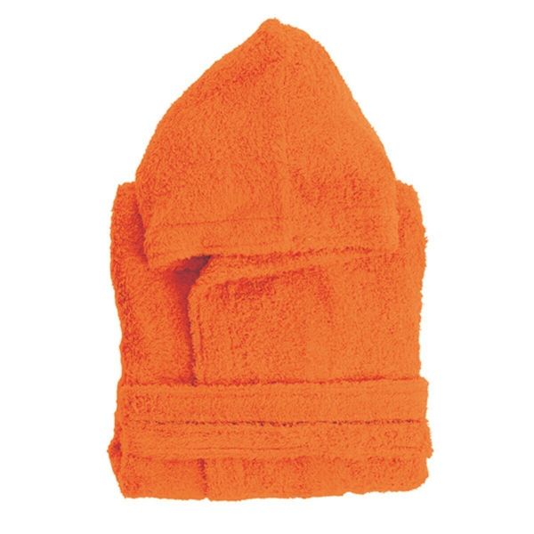 Secaneta Roupão de Criança Liso Rizo Basic Laranja 14 - PSEC0224