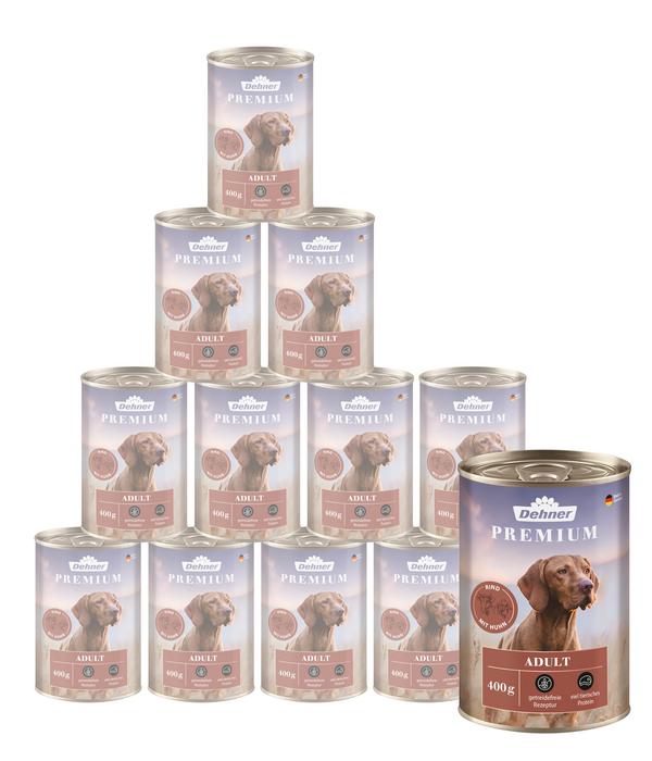 Dehner Premium Nassfutter für Hunde Adult