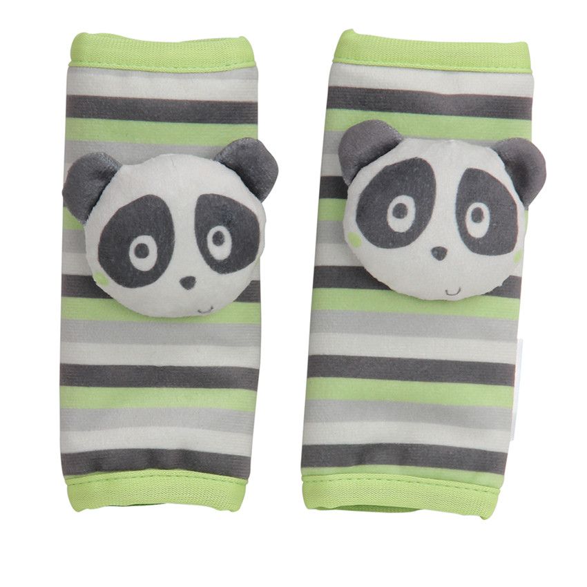 Lot de 2 protège-ceinture - Thème Panda - Doré