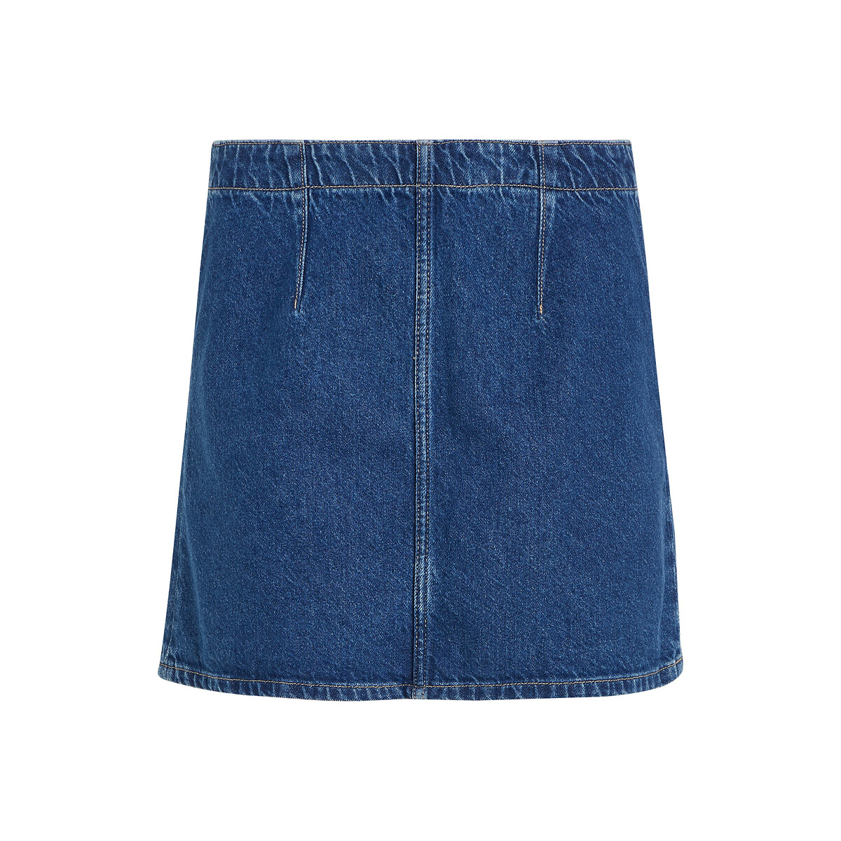 CALVIN KLEIN JEANS<br>Saia jeans curta com zíper