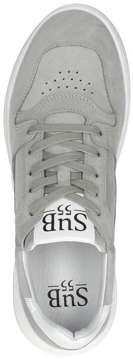 Sub55 Veterschoenen Laag licht grijs