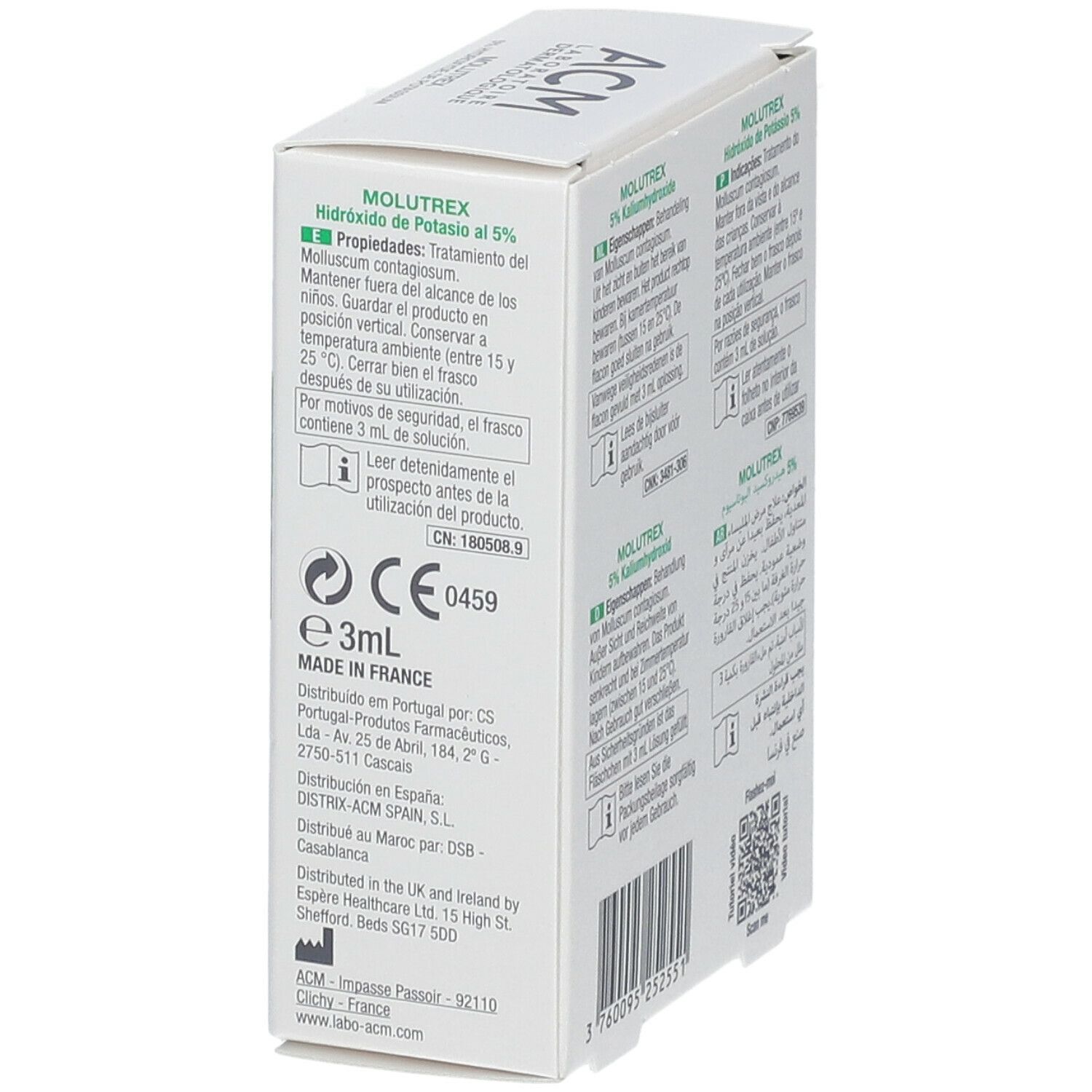 ACM Molutrex 5% Kaliumhydroxid 3 ml
