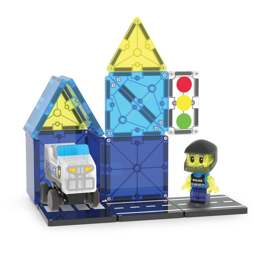 Køb Magna-Tiles® Police Patrol 20 Pcs