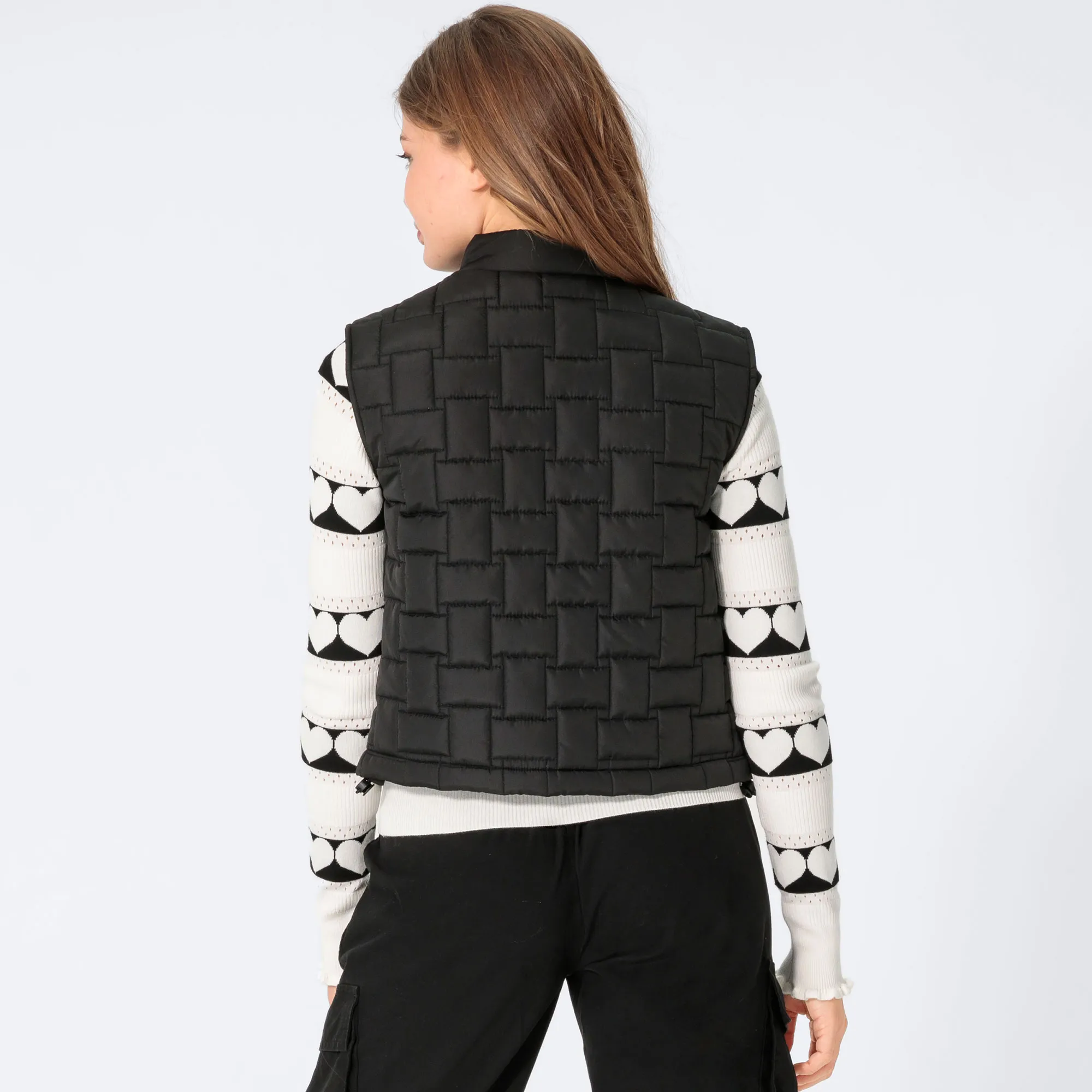 Damen-Weste mit Stepp-Design
