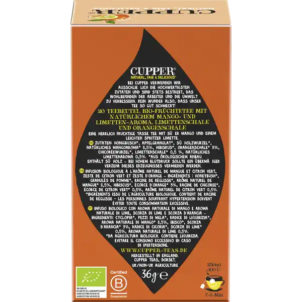 Bio-Früchtetee Mango & Citrus Organic Infusion
