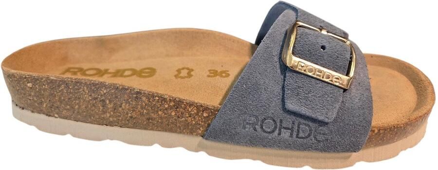 Rohde Slippers sleehak zomerschoenen slippers met voorgevormd soft voetbed