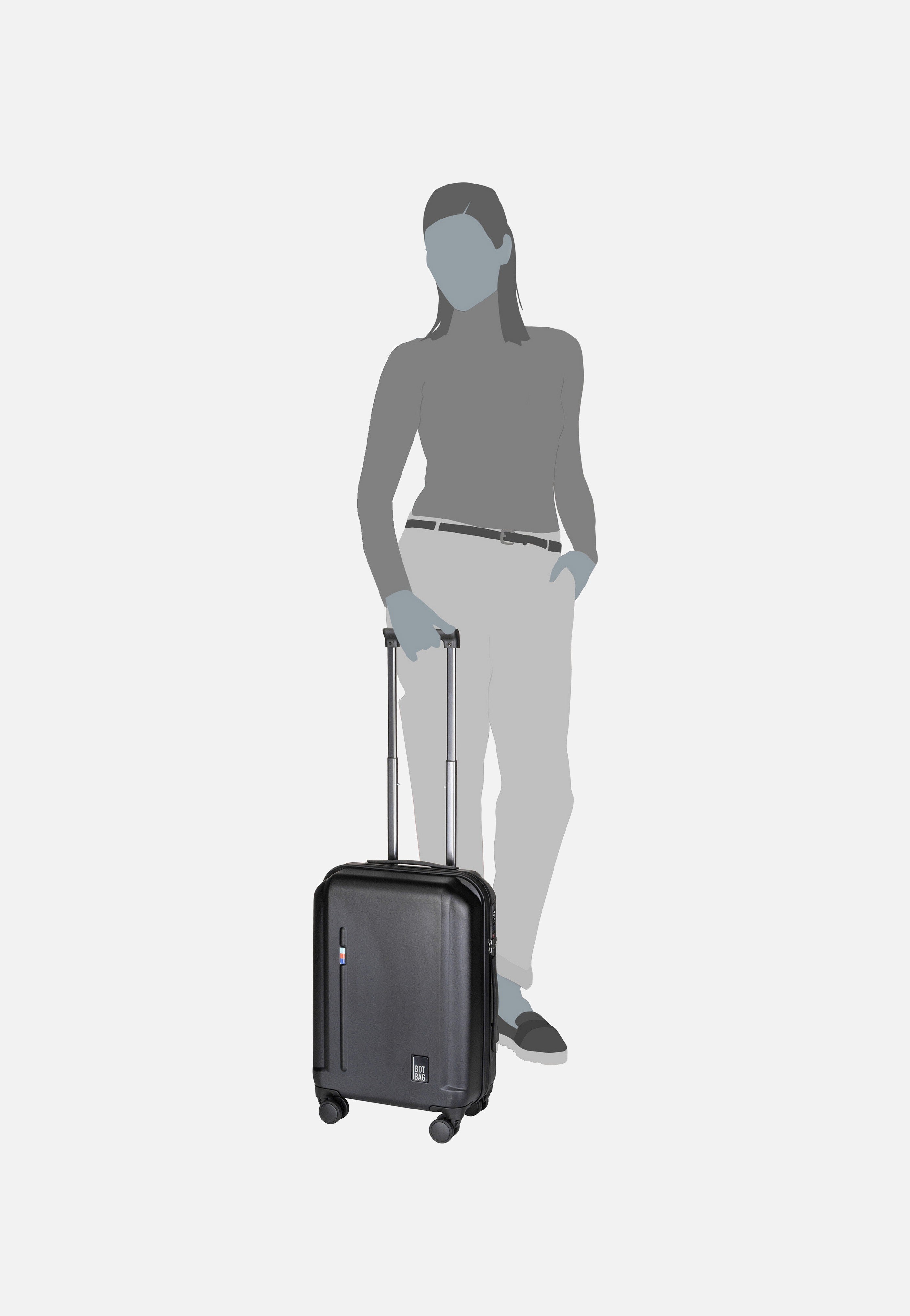 Re:Shell Cabin 2.0 Black - Koffer