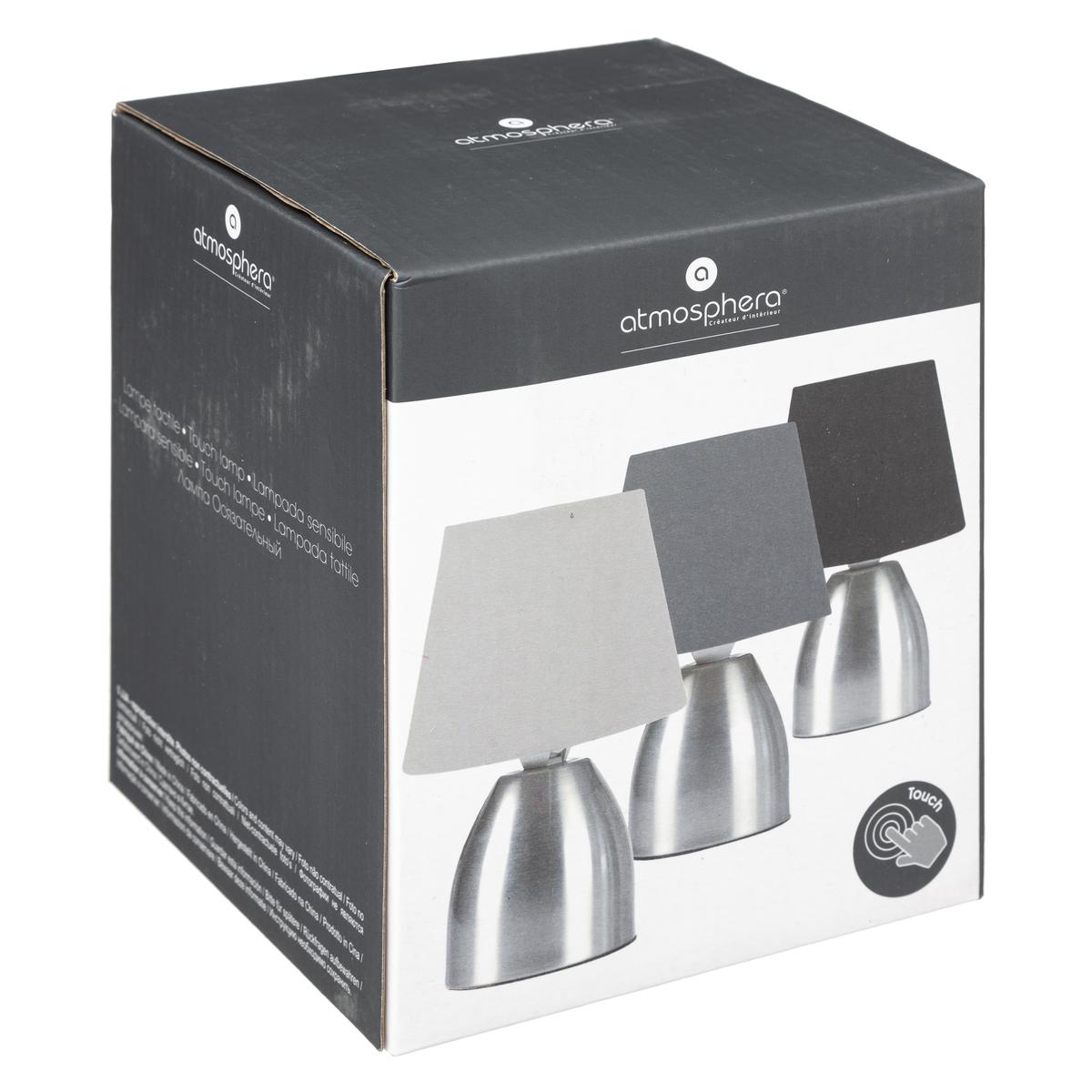 LAMPE CHEVET TOUCH H.19.5CM