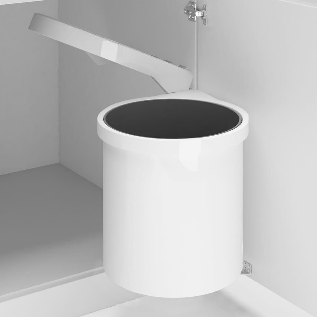 vidaXL Inbouwafvalbak, kunststof, 8 L