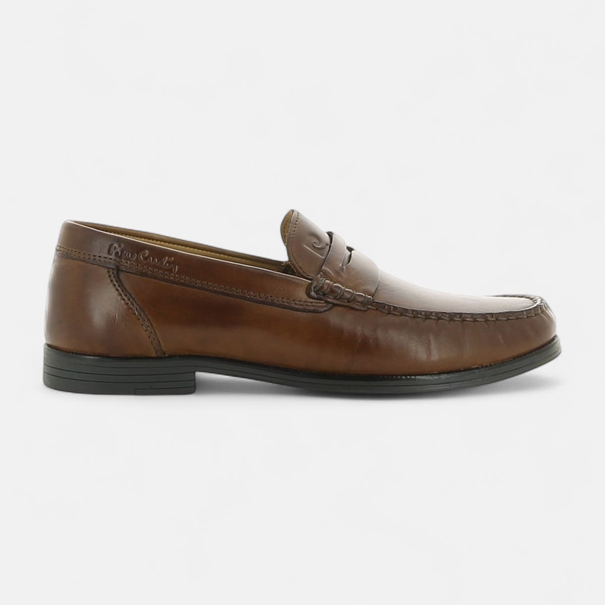Mocassins Homme en cuir cognac