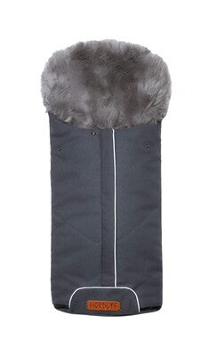 Nordlys Saga Lammeskinnspose, Grey