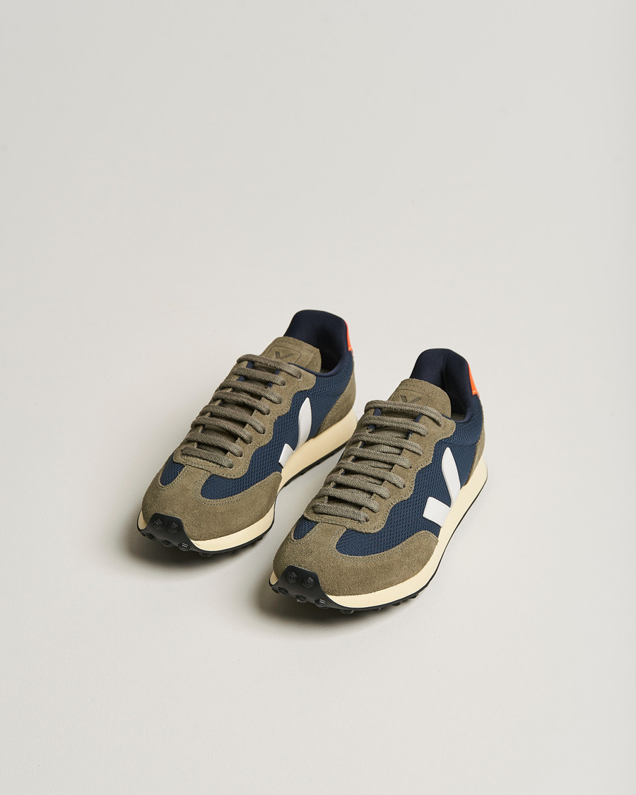 Veja Rio Branco Running Sneaker Nautico White Orange Fluo