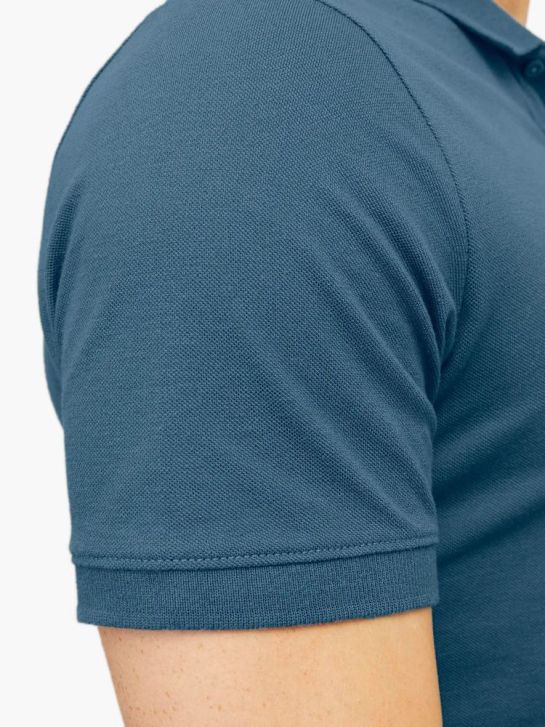 JACK & JONES Polo-Shirt Blau