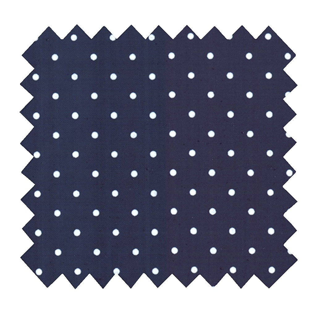 Tissu Voile Pois Marine