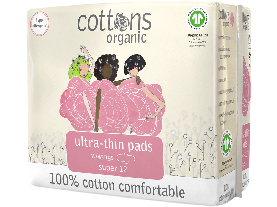 PENSO COTTONS HIGIÉNICO ULTRA FINO COM ABAS SUPER 12UN