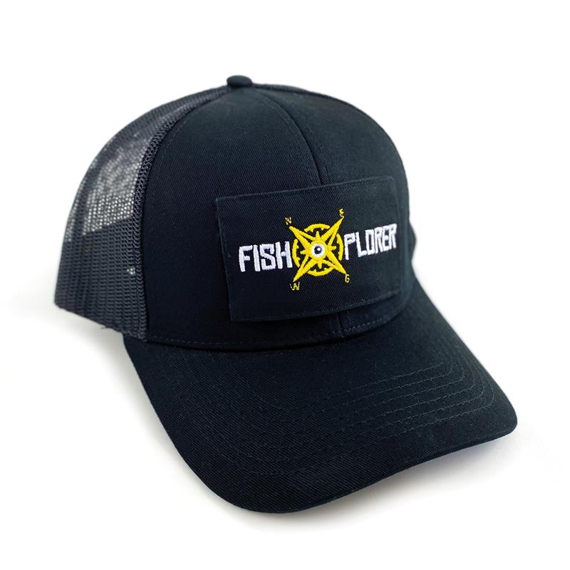 Casquette Homme À Scratch Fishxplorer Trucker - Noir