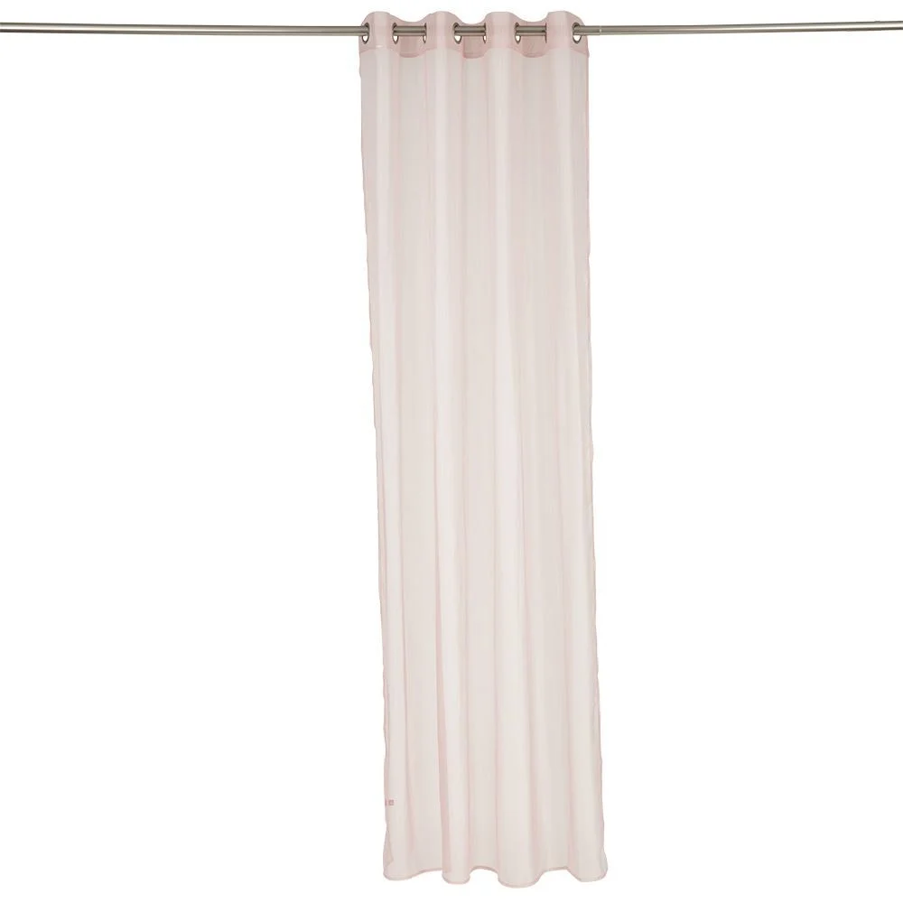 Voilage polyester 140x240cm rose
