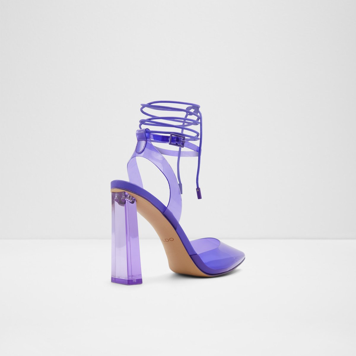 Tilah Bright Purple Women Block Heels