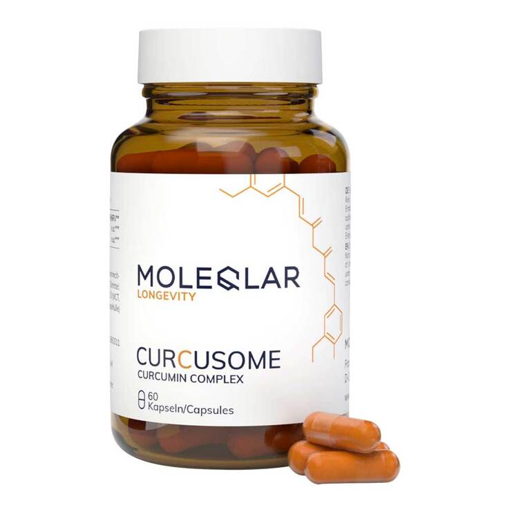 Moleqlar Curcusome Curcurmin Complex Kapseln, 60 St