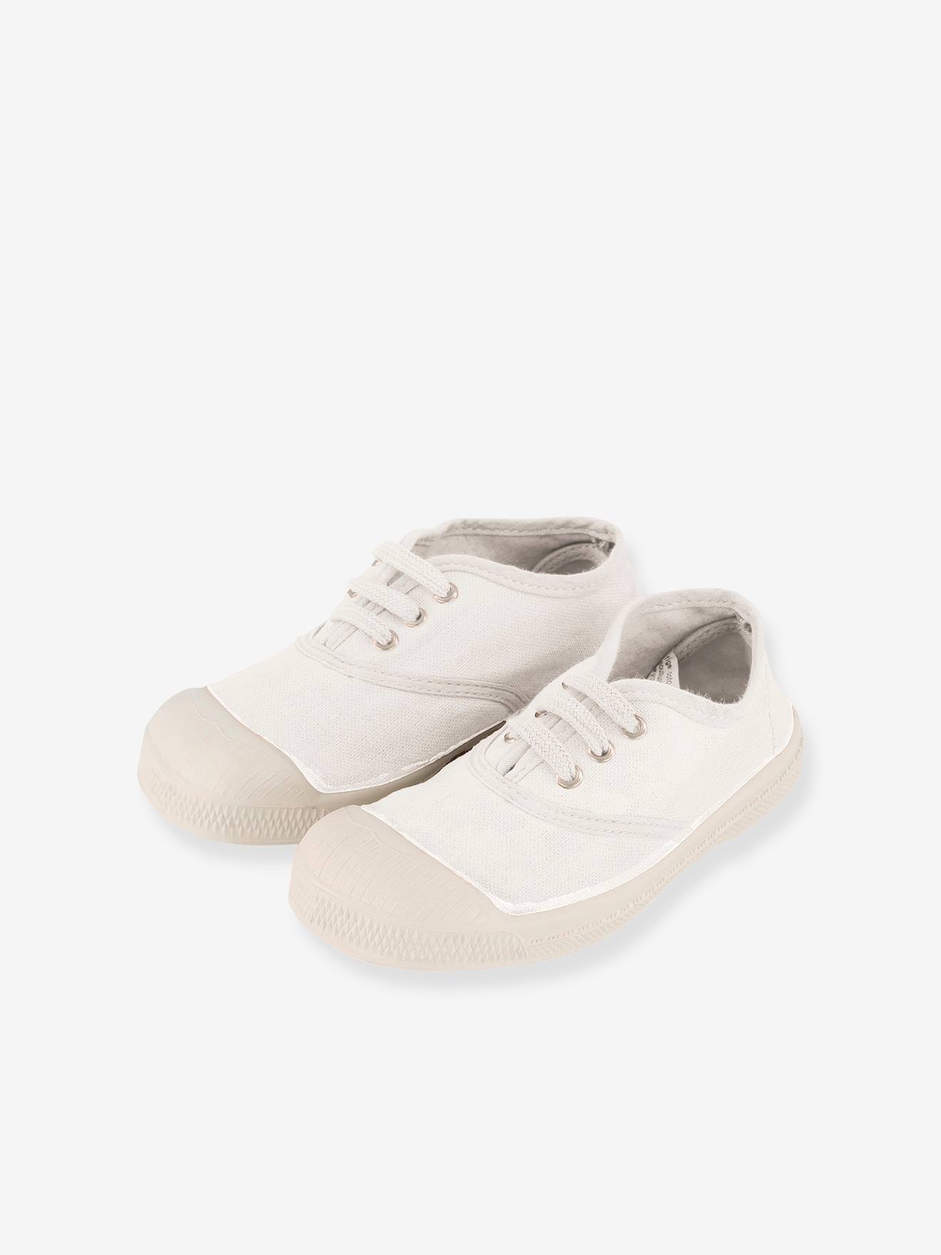 Tênis de algodão cáqui com cadarço BENSIMON®