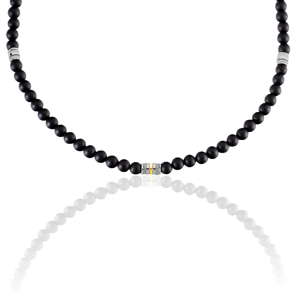 Collier Jofretteae Or Acier Bicolore