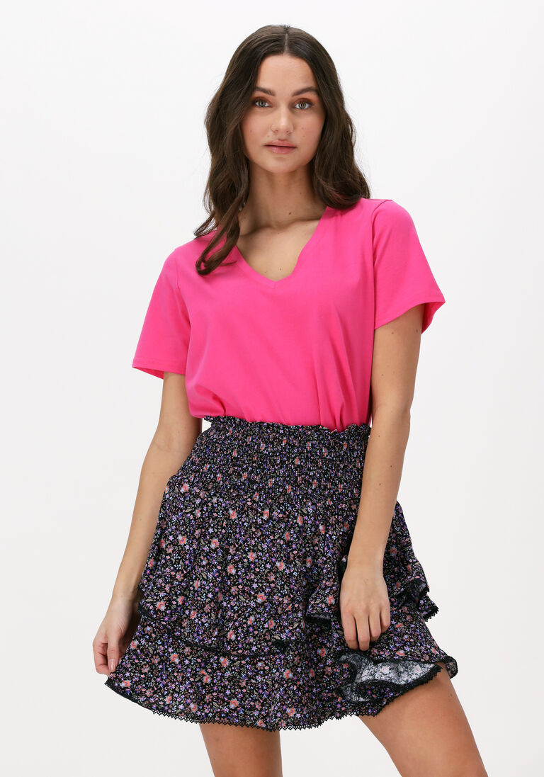 CC HEART roze cc heart t-shirt organic cotton v-neck tshirt