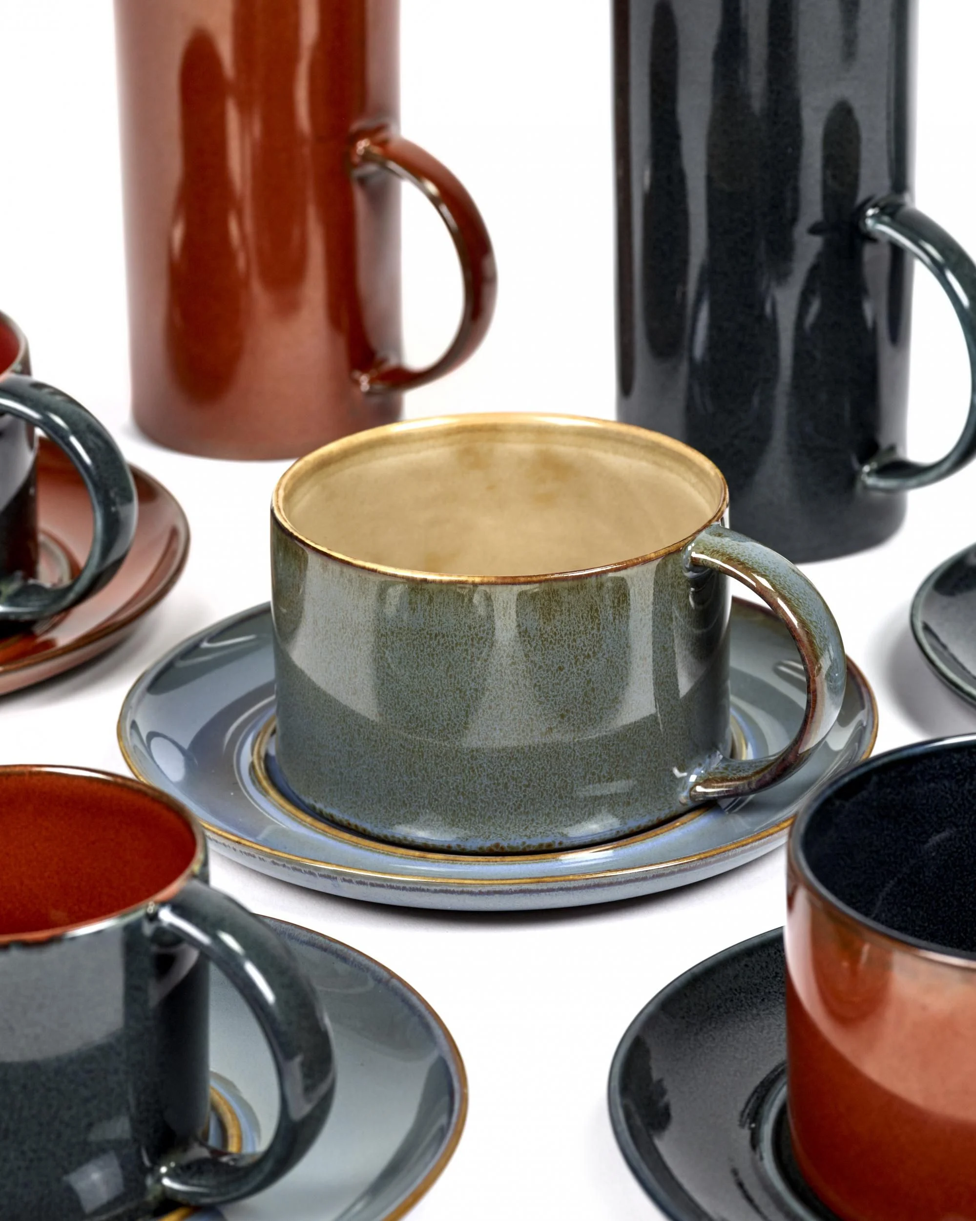 TERRES DE RÊVES - Tasse à café céramique | Rouge