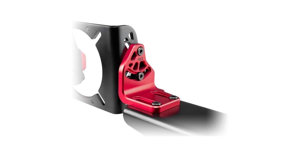 Next Level RacingElite Premium DD Side & Front Mount Adapter bevestiging  (Zwart/rood)
