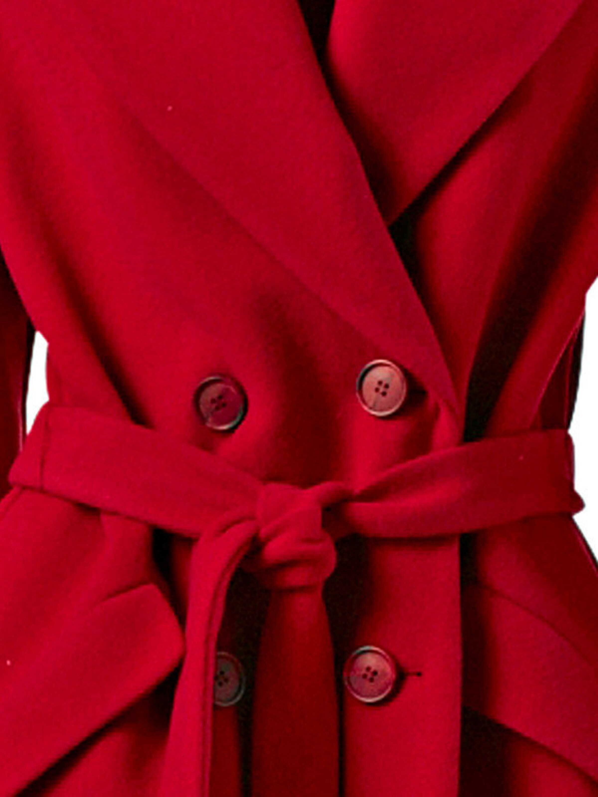 heine Woll-Jacke in rot