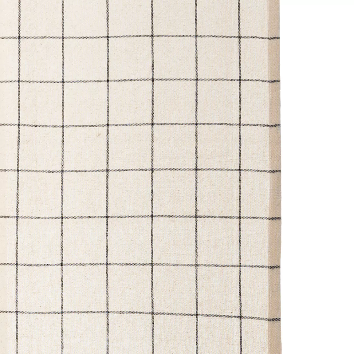Rideau coton carreaux (140 x 260 cm) Cory Beige