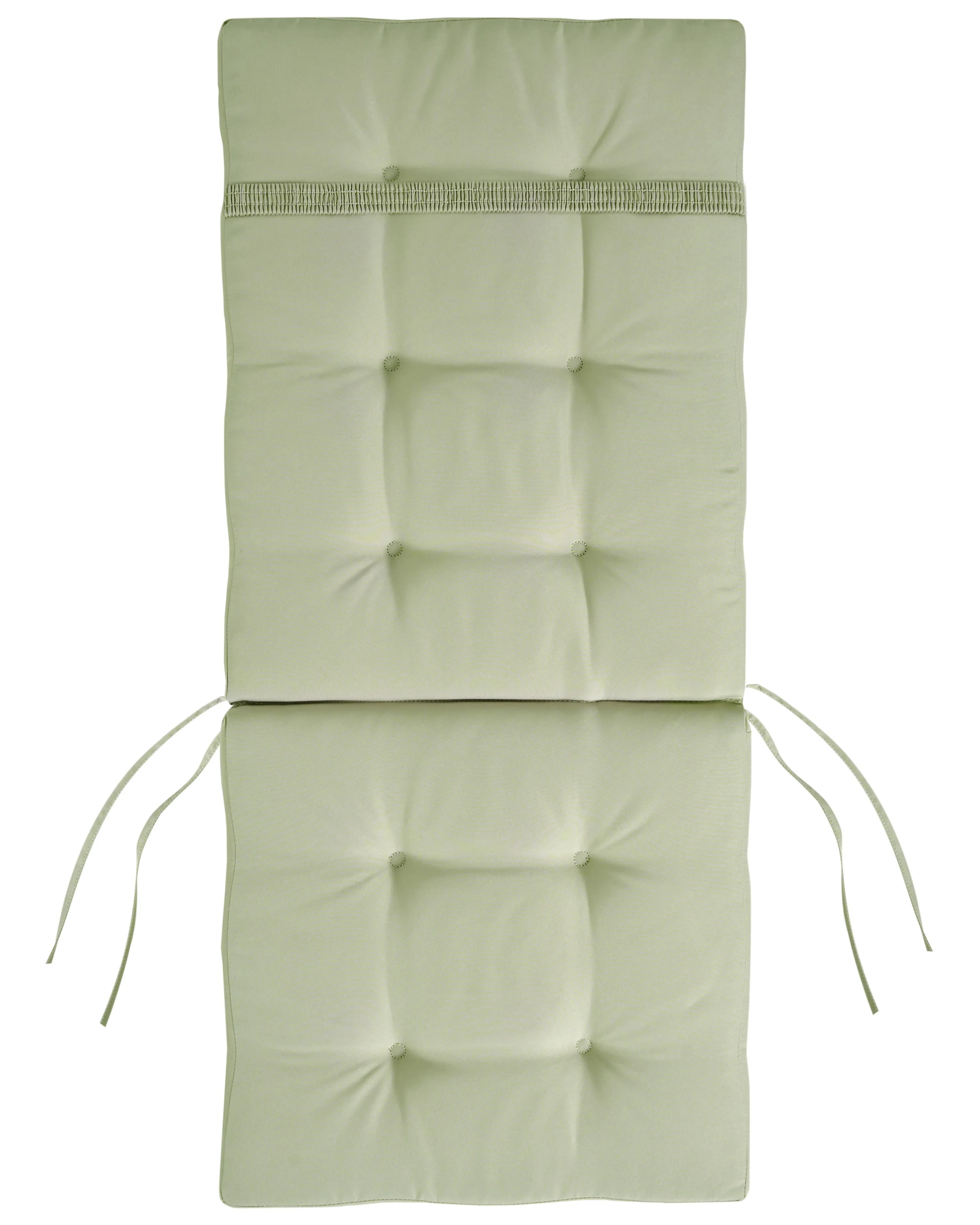 Set van 2 stoelen met zitkussen MAUI PREMIUM Acaciahout Lichtgroen