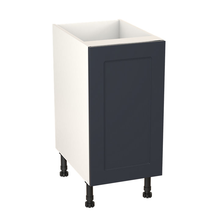 Meuble bas de cuisine avec 1 porte GoodHome Artemisia bleu L. 40 x H. 72 cm