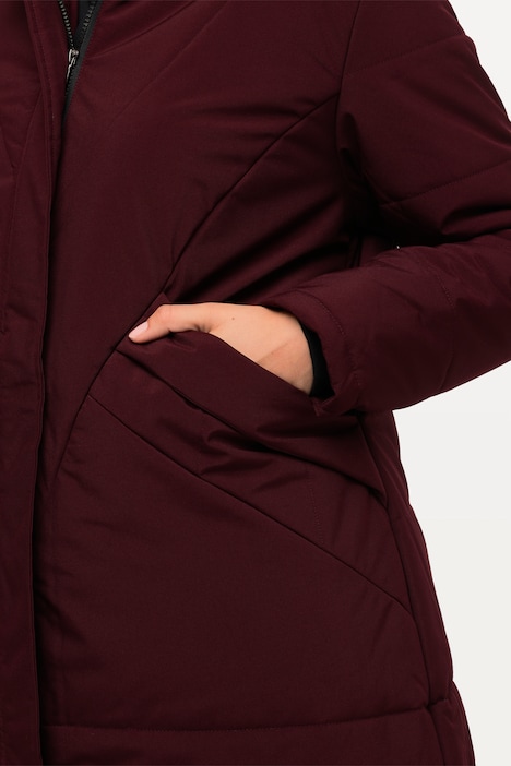 HYPRAR Funktions-Steppjacke, wasserabweisend, Kapuze