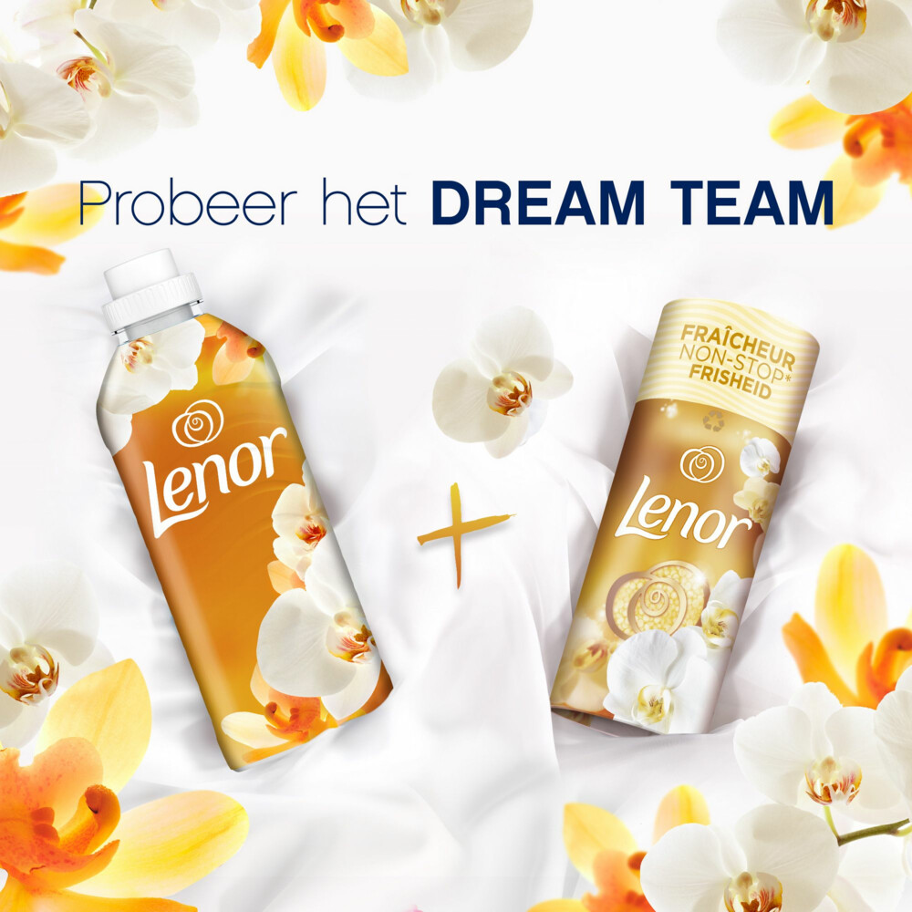 Lenor Wasverzachter Amber & Orchidee 216 Wasbeurten8 x 567 ml