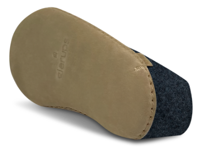 Glerups Hjemmesko med Skindsål