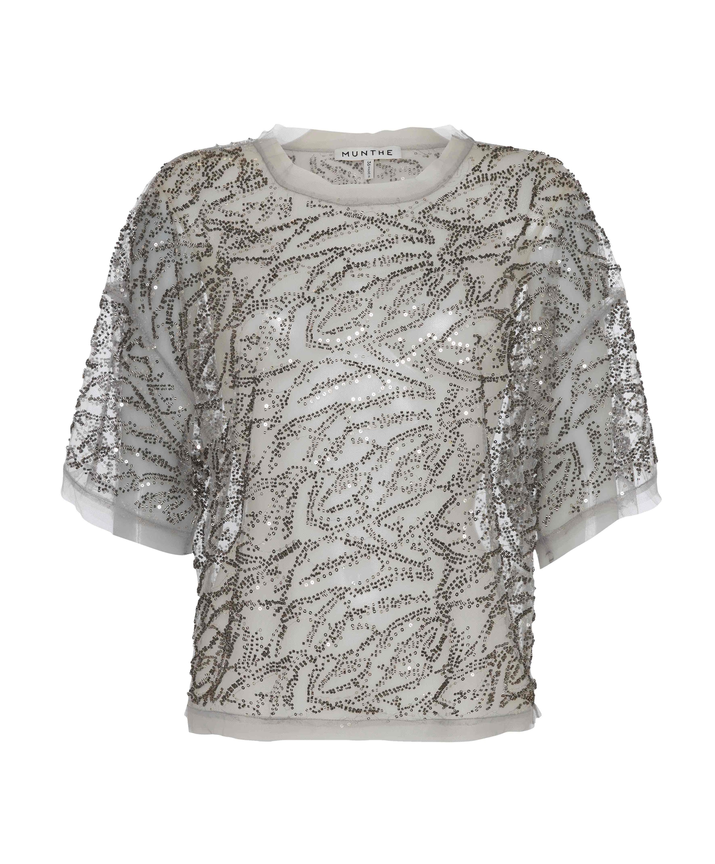 Munthe Dames top grijs