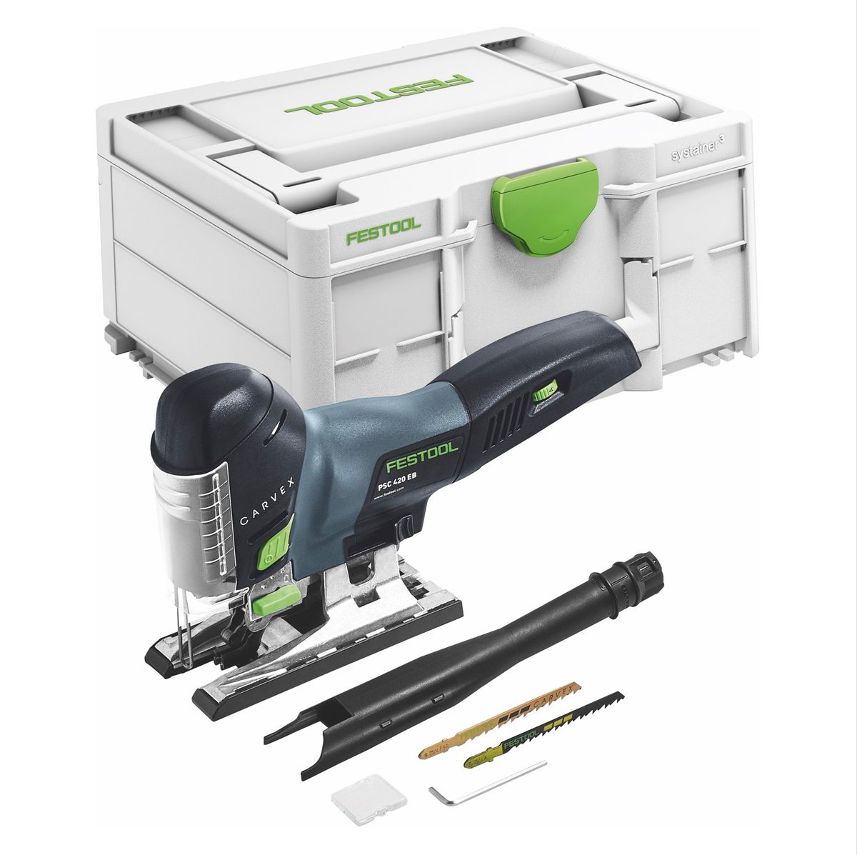 Festool CARVEX PSC 420 EB-Basic Accu Decoupeerzaag 18 V 120 mm (576521) Borstelloos + systainer - zonder accu, zonder lader (opvolger van 574713)