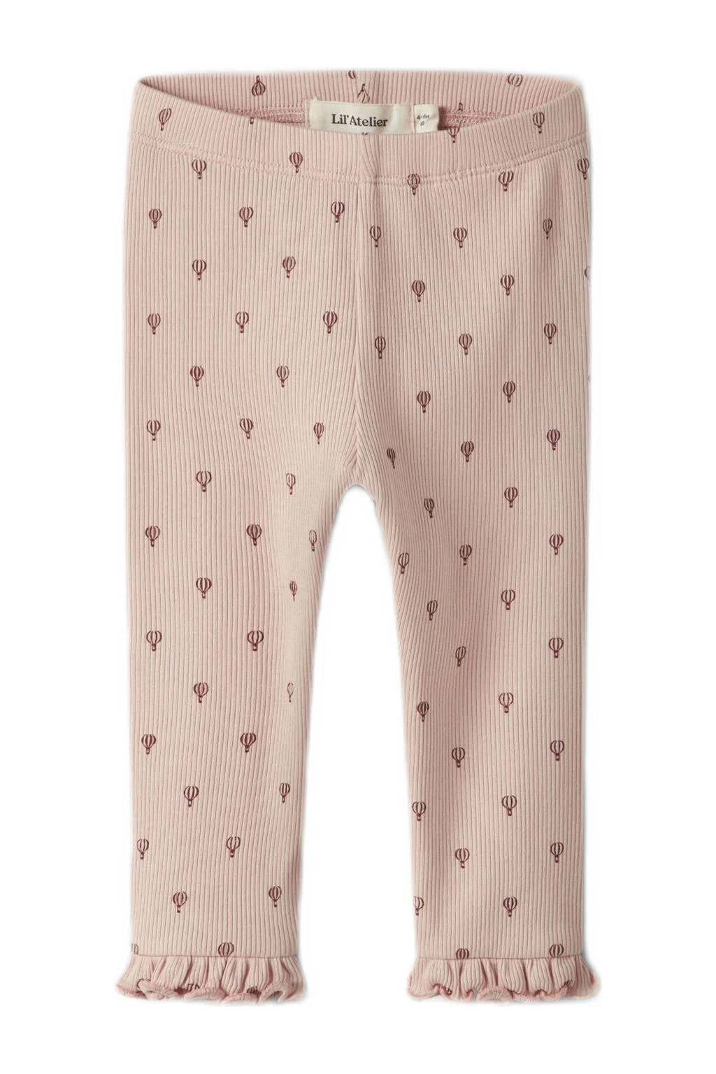 LIL' ATELIER BABY slim legging roze