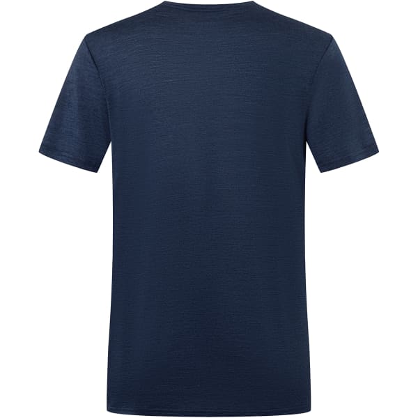 T-shirt randonnée SUPER.NATURAL M YETI TEE BLUE IRIS MELANGE/VAPOR GREY