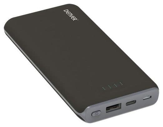 Power Bank Denver Electronics PBQ-10001 10000 mAh Noir
