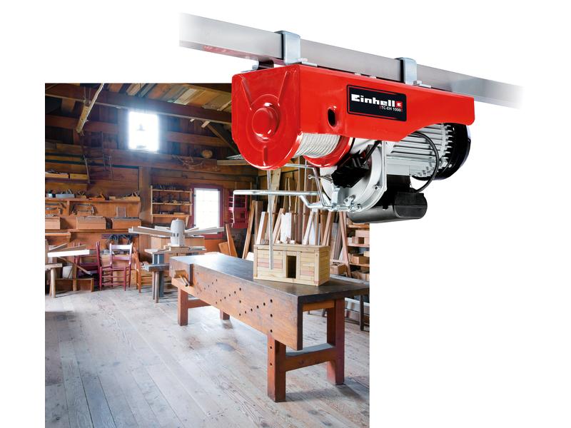 Einhell Seilhebezug TC-EH 1000, 1000 kg Ermöglicht bequemes und schonendes Heben schwerer Lasten per Knopfdruck