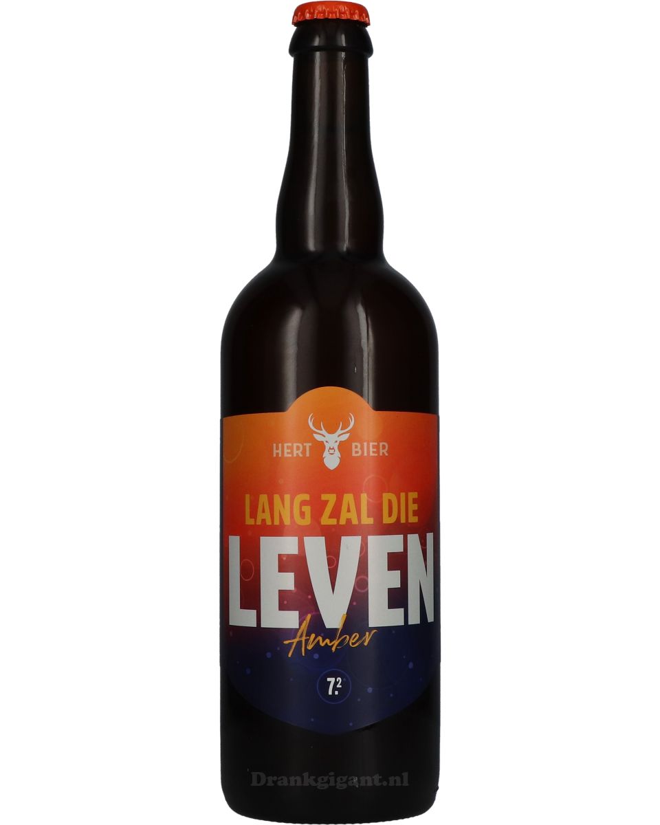Hert Bier Lang Zal Die Leven Amber 75 cl