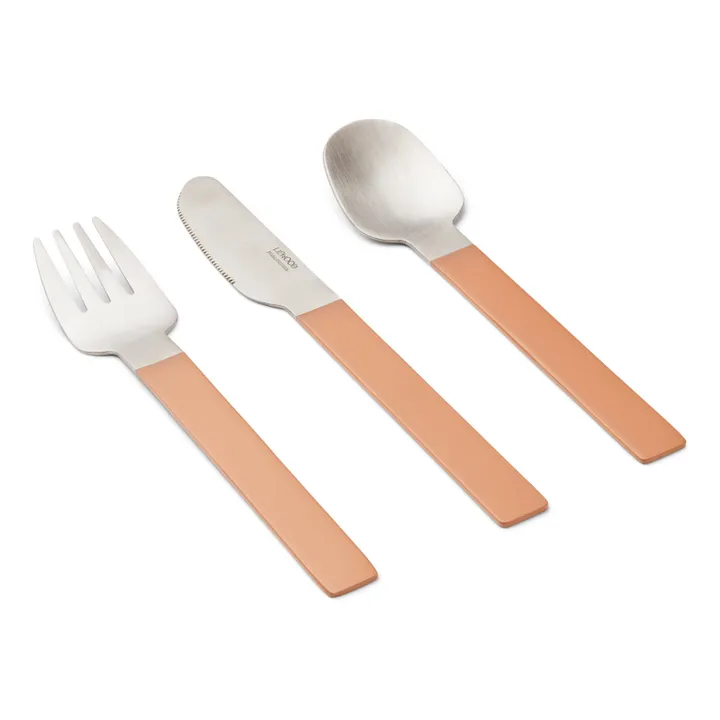Liewood Set de couverts en inox Colin | Tuscany rose